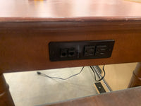 Desk With Satin Nickel Knobs