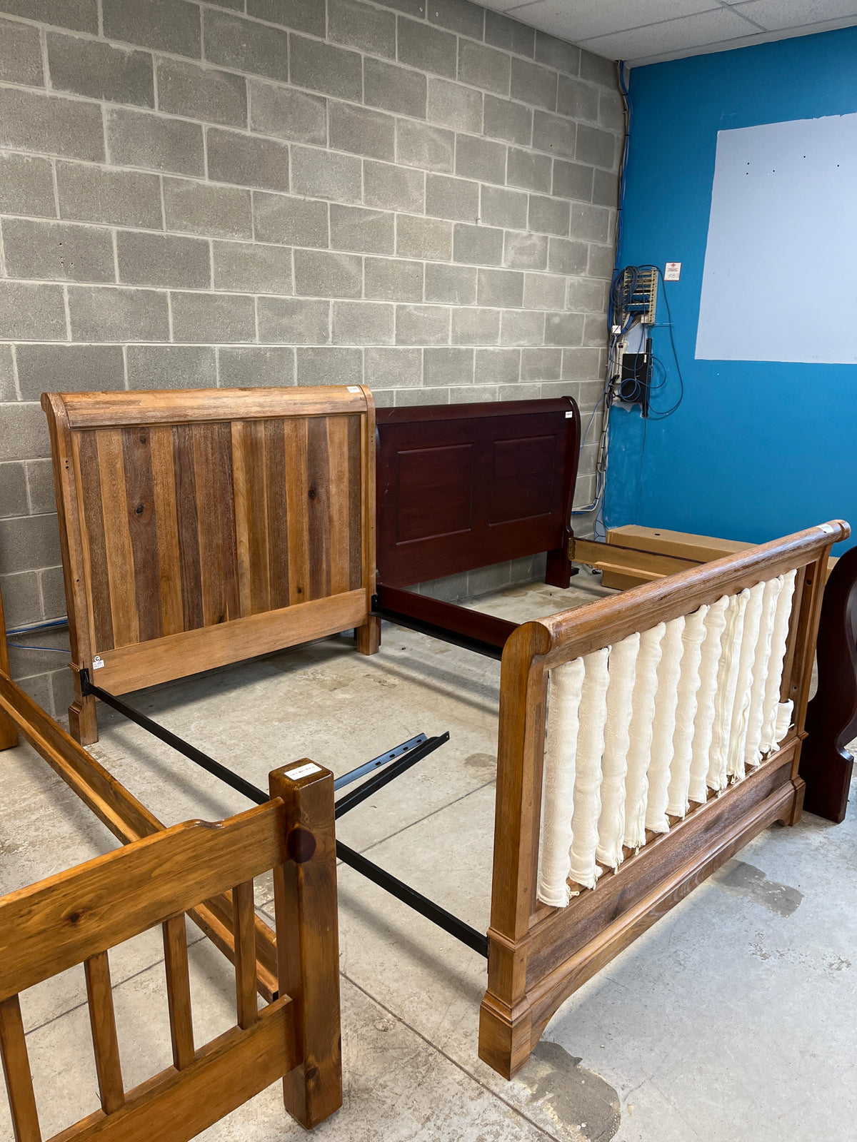 55"W Solid Wood Bed Frame - Double