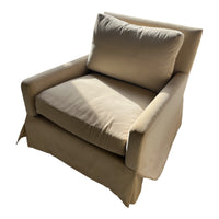 Ivory Slipcover Armchair