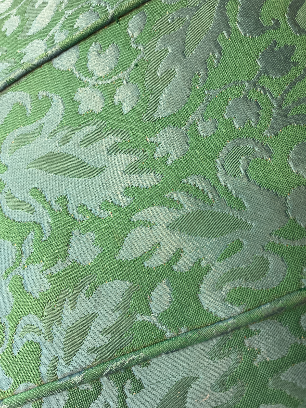 Green & Turquoise Ottoman