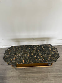48" Natural Stone Top Coffee Table