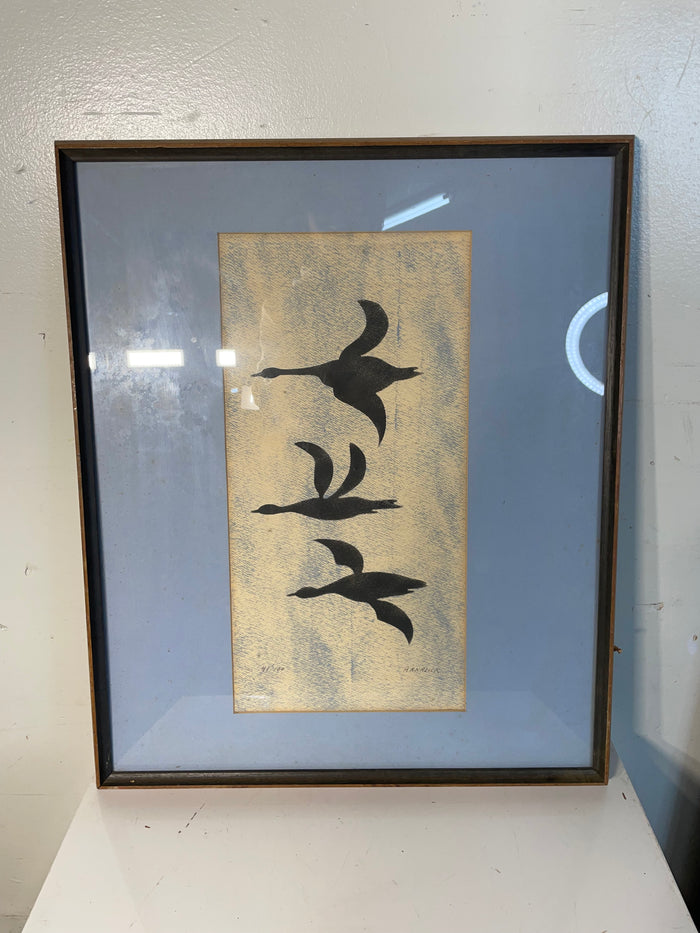 3 Geese Flying - Artwork