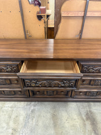 Vintage Mediterranean 9-Drawer Styled Dresser