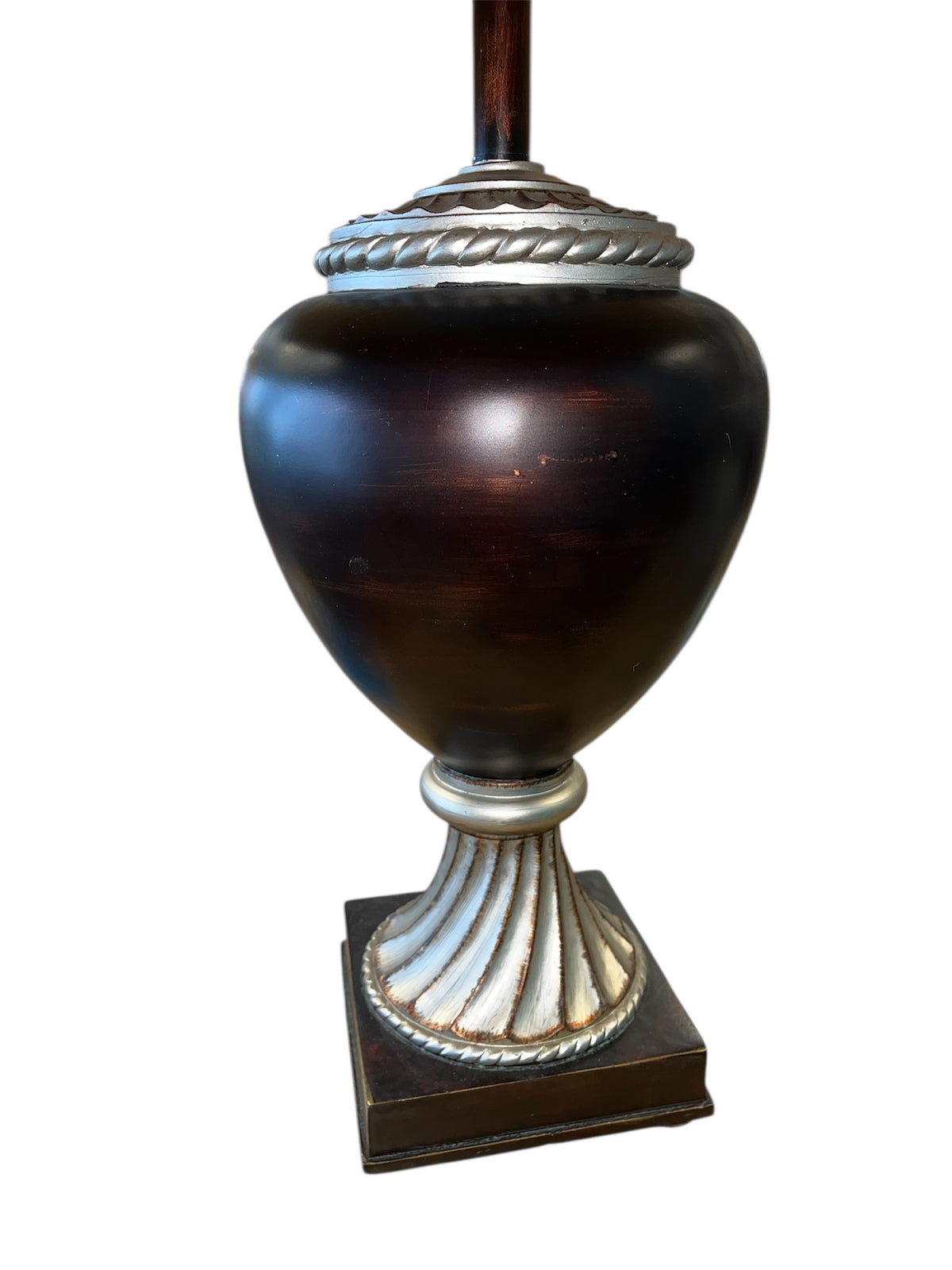 Dual Tone Table Lamp with Tapered Shade