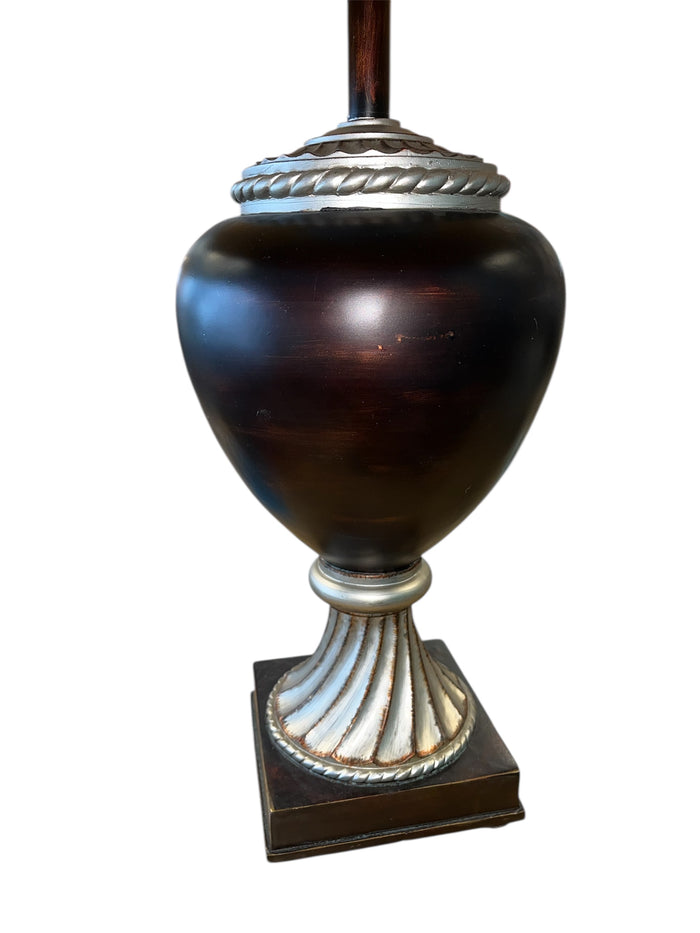 Dual Tone Table Lamp with Tapered Shade