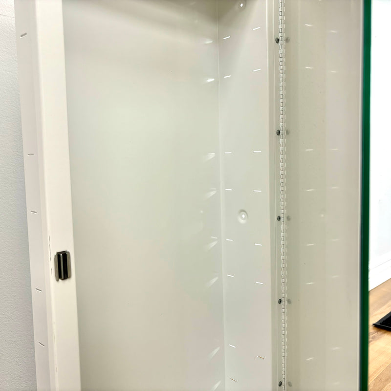 Medicine Cabinet 32x16-Inch with Mirror and Glass Shelves S0-1632R
