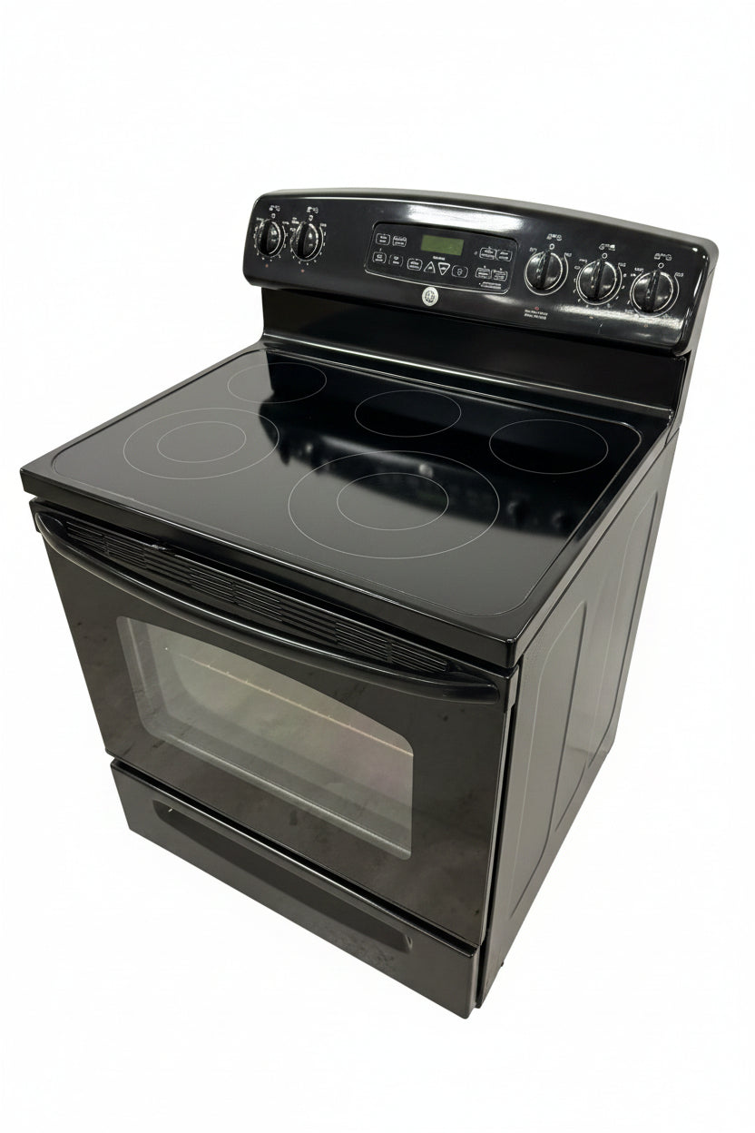 Black General Electric Range Stove
