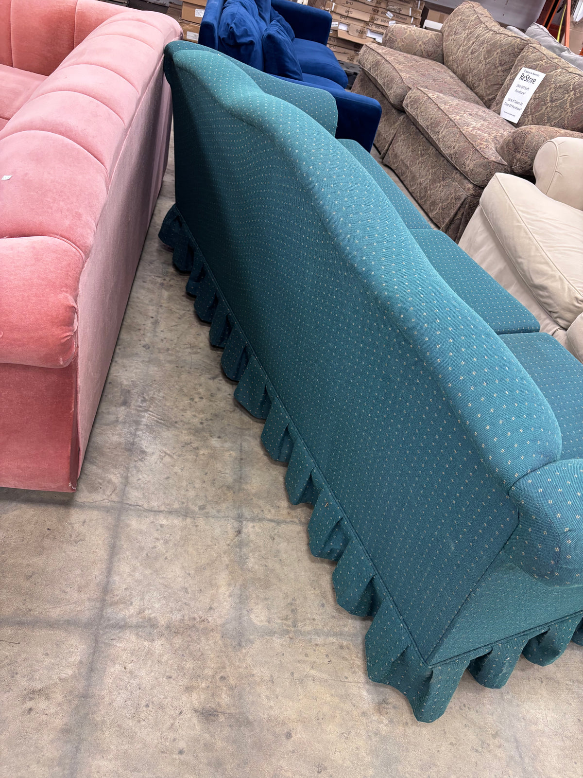 Teal 3-Seater Sofa
