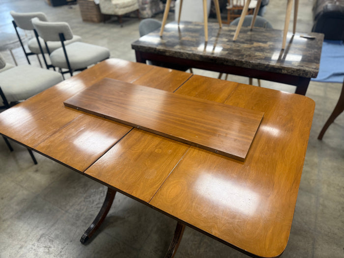Light Caramel Brown Dining Table