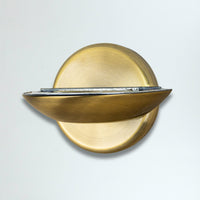 Satellite Halogen Wall Light in Antique Bronze