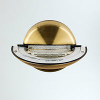 Satellite Halogen Wall Light in Antique Bronze