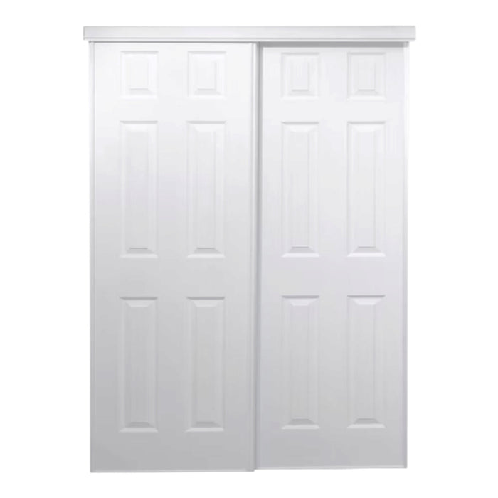 TRUporte 72-inch x 80.5-inch 6-Panel Closet Sliding door