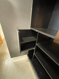 Tall Gray Entertainment Unit