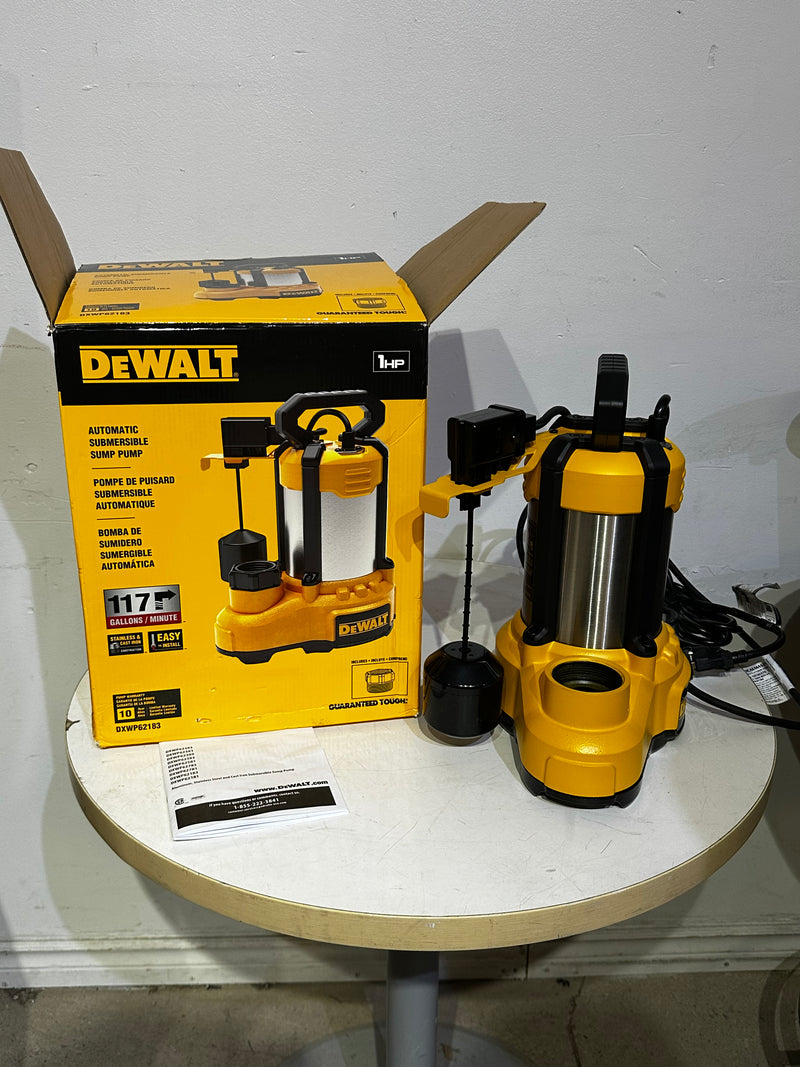 DEWALT 1HP Automatic Submersible Sump Pump