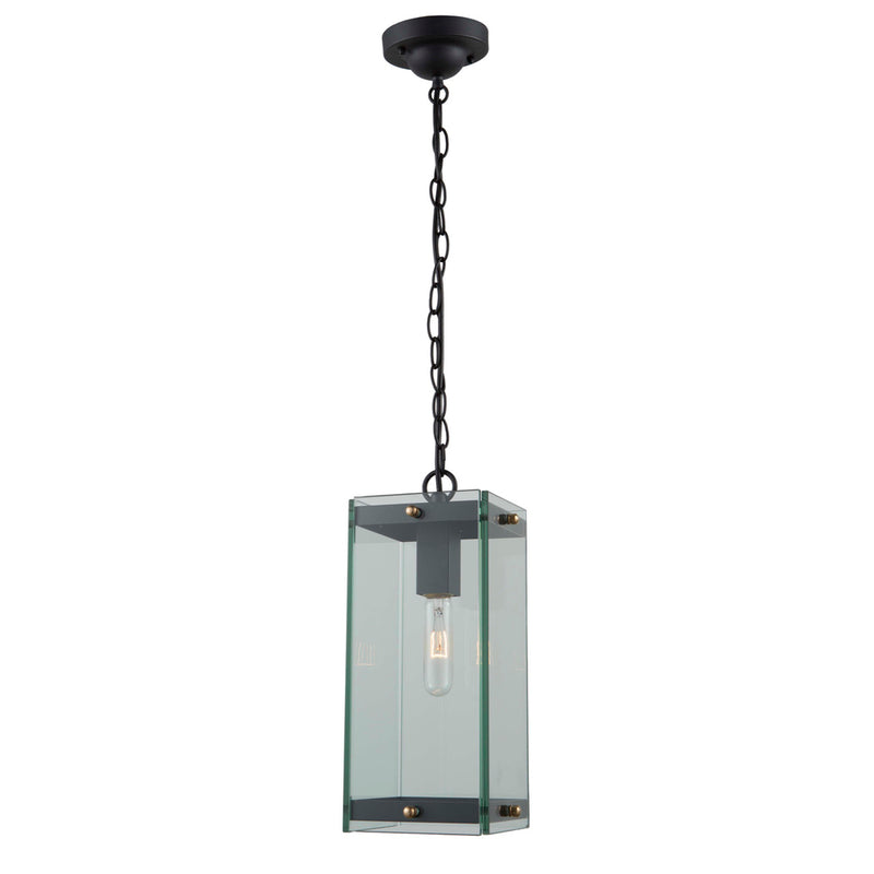 Bradgate 1-Light Pendant in Matte Black