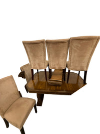 Dark Brown Dining Set w/ 5 Chairs