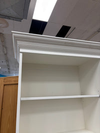 Large White Wooden Bookshelf