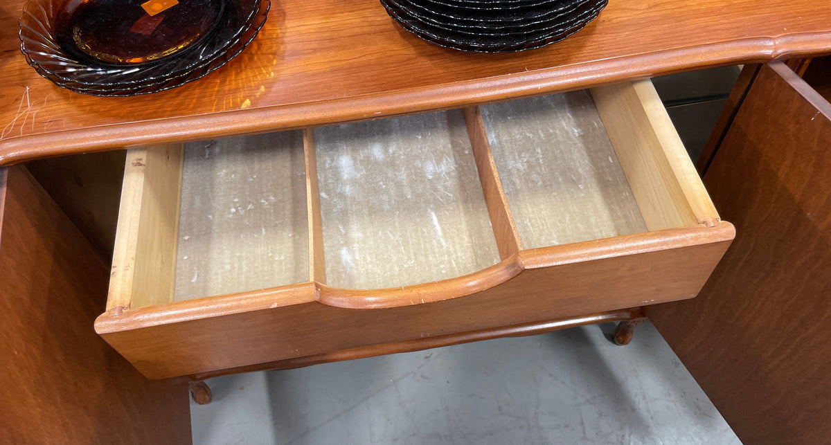 4-Drawer Light Brown Sideboard