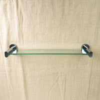 24" Glass Bathroom Shelf