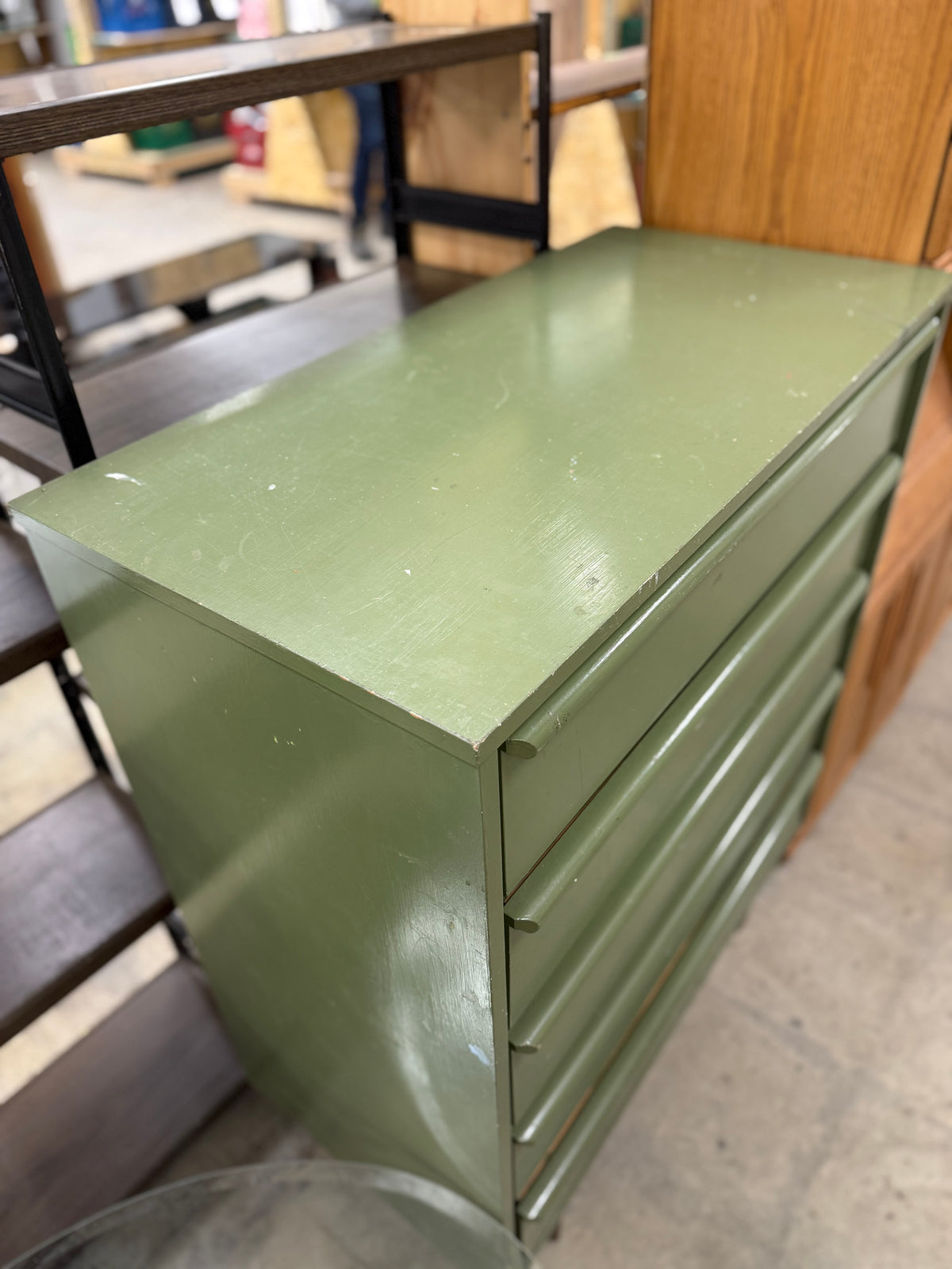 Spanish Olive Green Dresser Habitat ReStore GTA Spanish Olive Green Dresser Habitat ReStore GTA