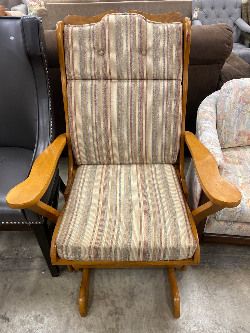 Wood Rocking Chair With Cushions