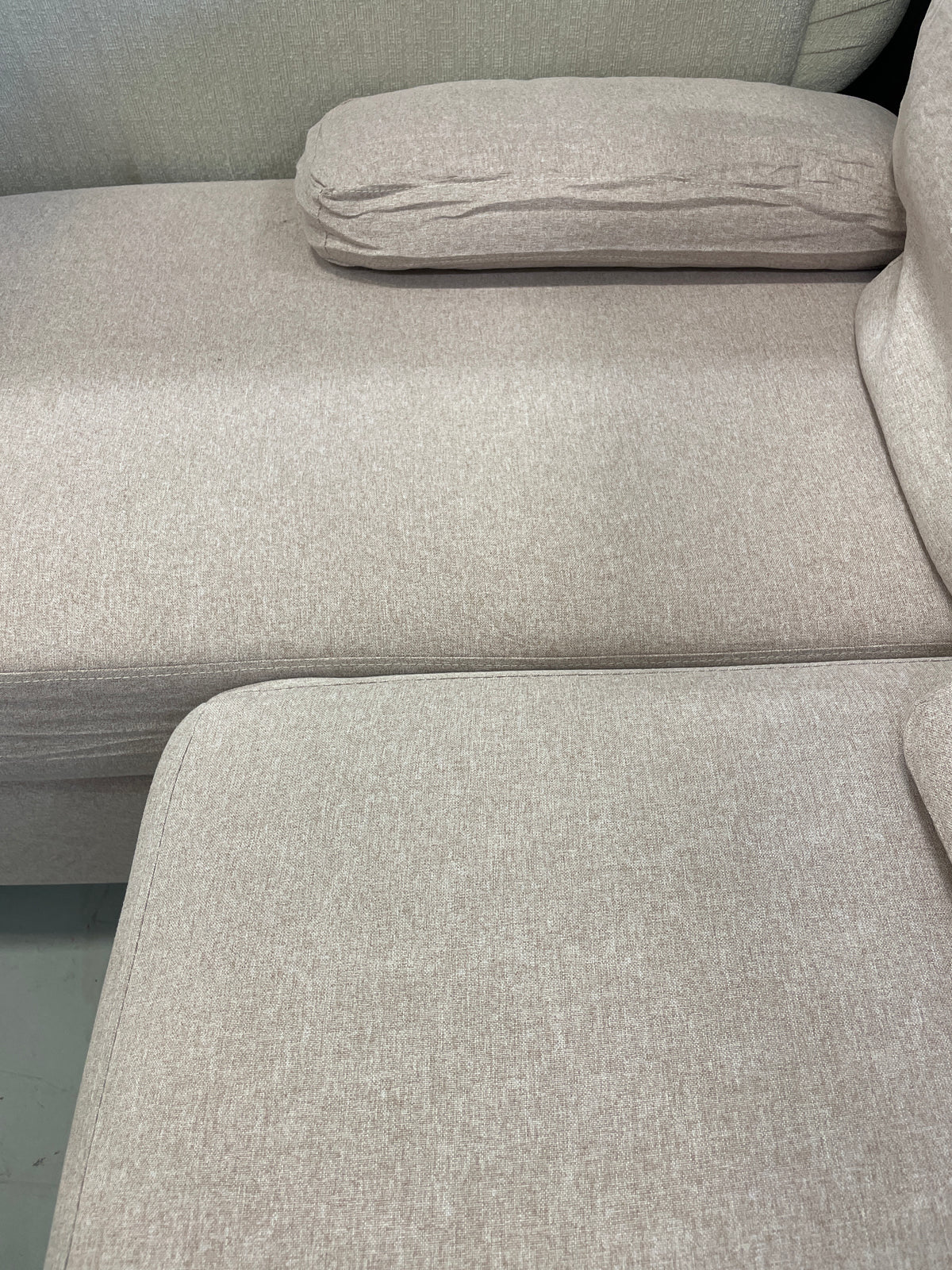 Beige Modular Sectional Sofa