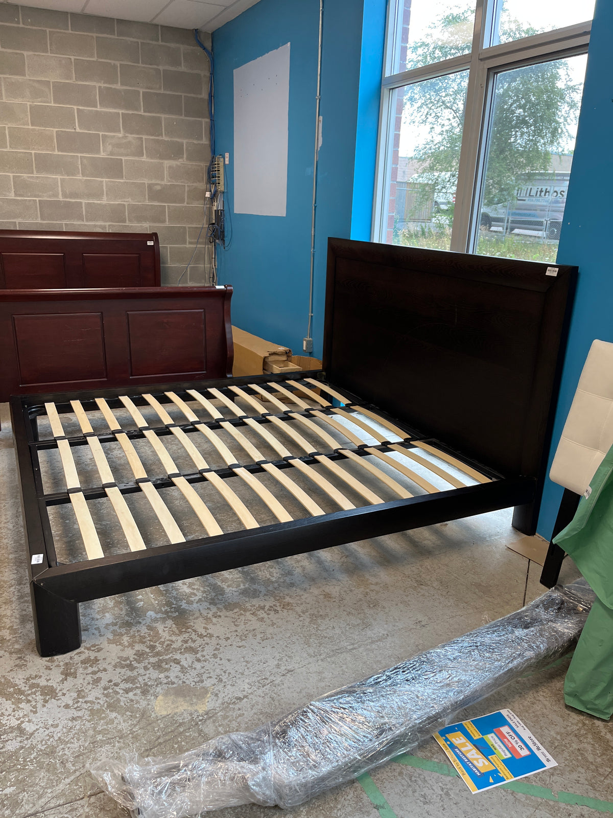 83"W Solid Wood Bed Frame - King