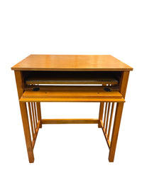 Compact Desk With Pull Out Tray