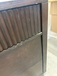 6-Drawer Dark Brown Dresser