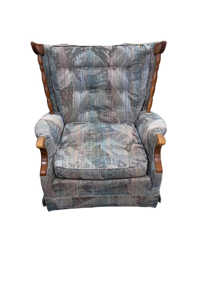 Vintage Cushioned Rocking Chair
