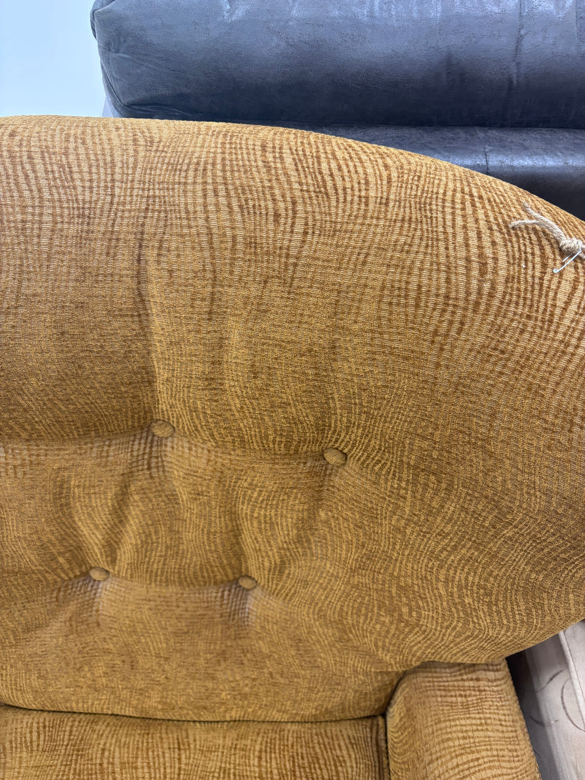 Vintage Mid-Century Mustard Yellow Armchair