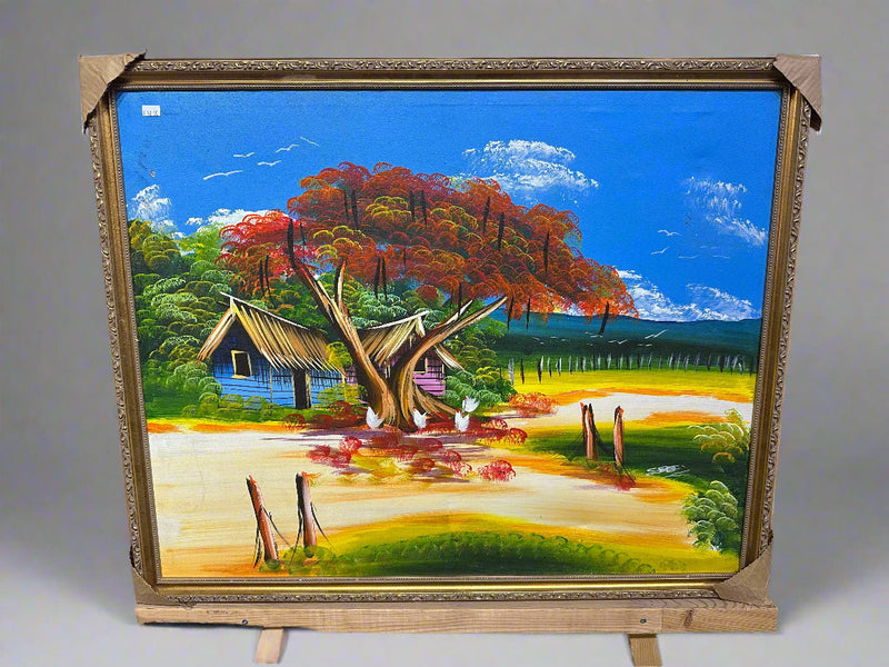 Vibrant Hand Painted Oil Painting