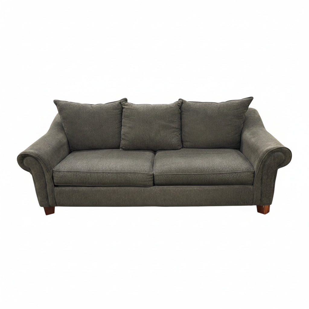 Olive Green 3-Seater Sofa