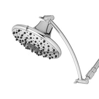 8-Spray 8.5 in. Single Wall Mount Fixed Rain Shower Head in Chrome