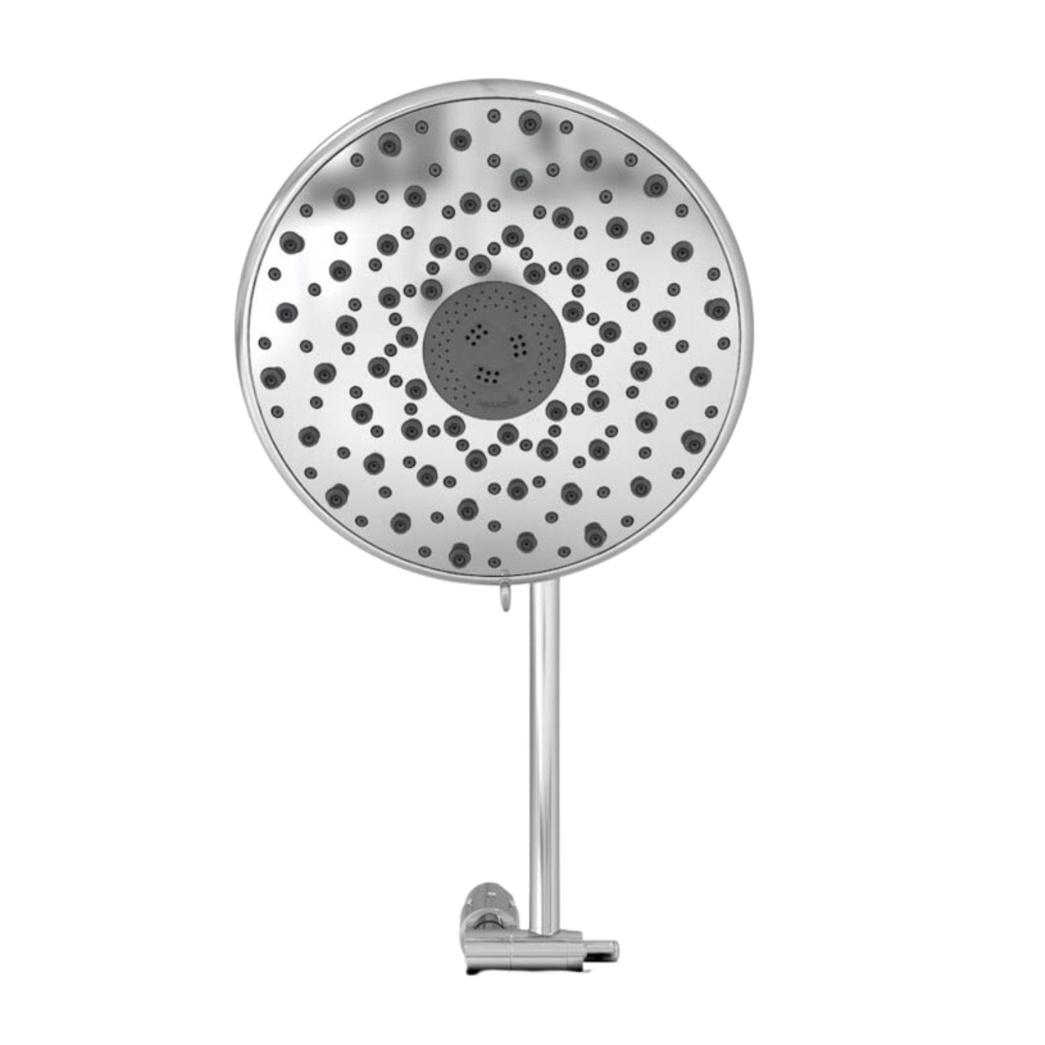 8-Spray 8.5 in. Single Wall Mount Fixed Rain Shower Head in