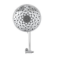 8-Spray 8.5 in. Single Wall Mount Fixed Rain Shower Head in Chrome