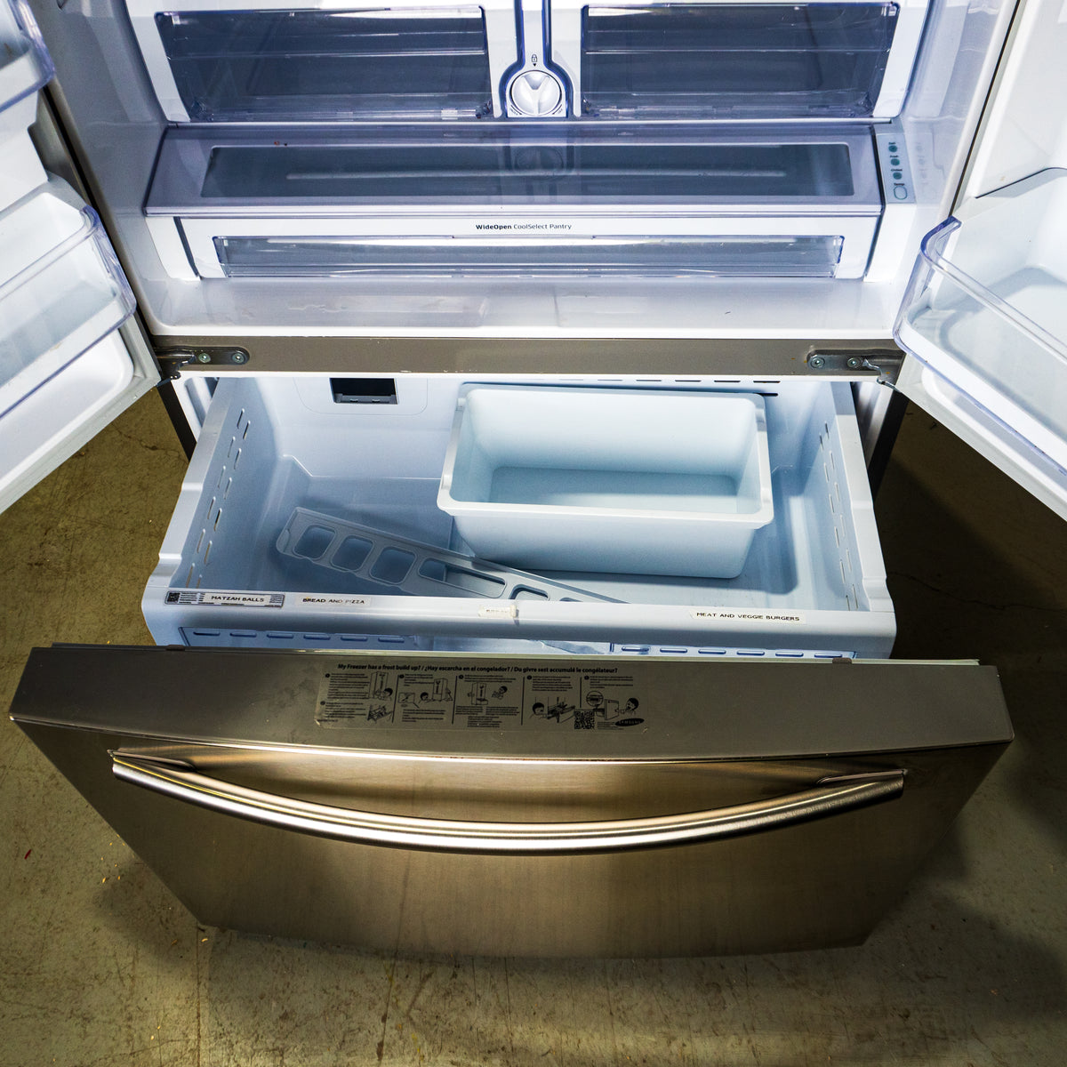 Samsung French Door Refrigerator, 36 inch Width, 28.1 cu. ft. Capacity, Stainless Steel