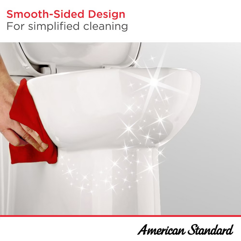 American Standard Tofino 4.1/6.0 LPF Dual Flush Standard Height Concealed One-Piece Toilet in White