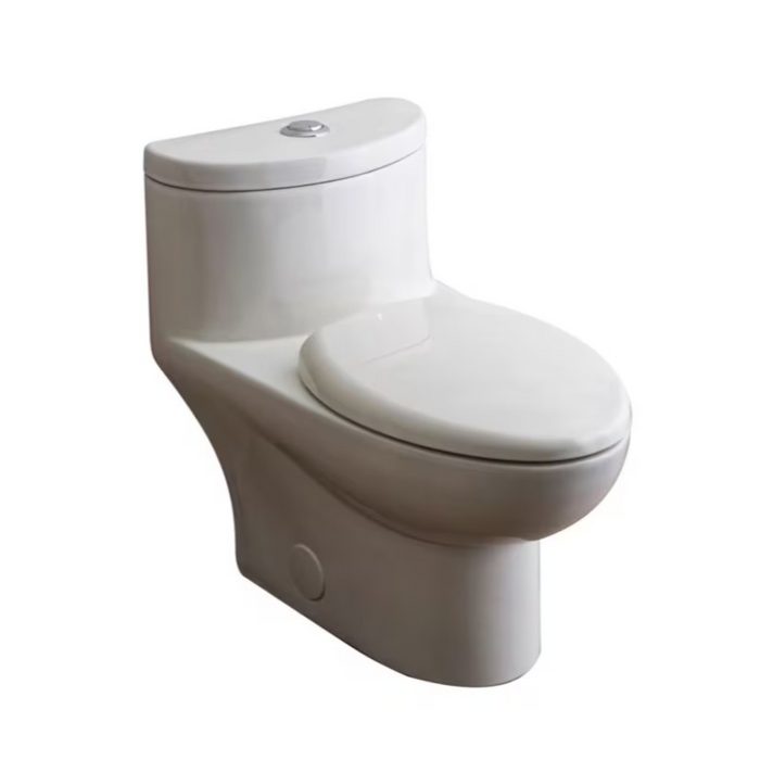 American Standard Tofino 4.1/6.0 LPF Dual Flush Standard Height Concealed One-Piece Toilet in White