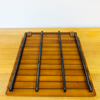 Teak Grate wood Shower Mat-30" x 30"