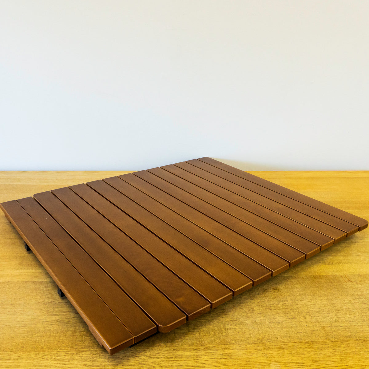 Teak Grate wood Shower Mat-30" x 30"