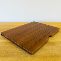 Teak Grate wood Shower Mat- 18" x 25"