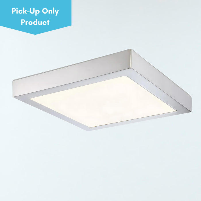 Avon LED Square Flush Mount - White