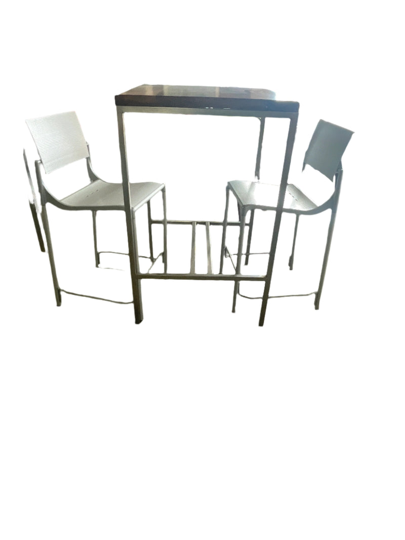 High table with chairs