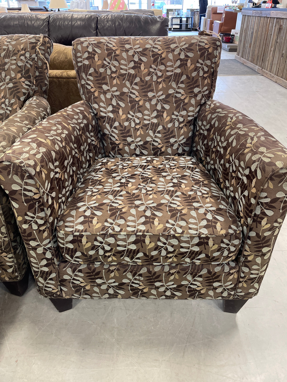 Leaf Pattern Armchair