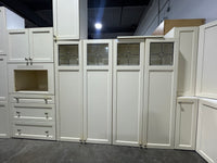 Cameo Beige Upper Kitchen Cabinet Set