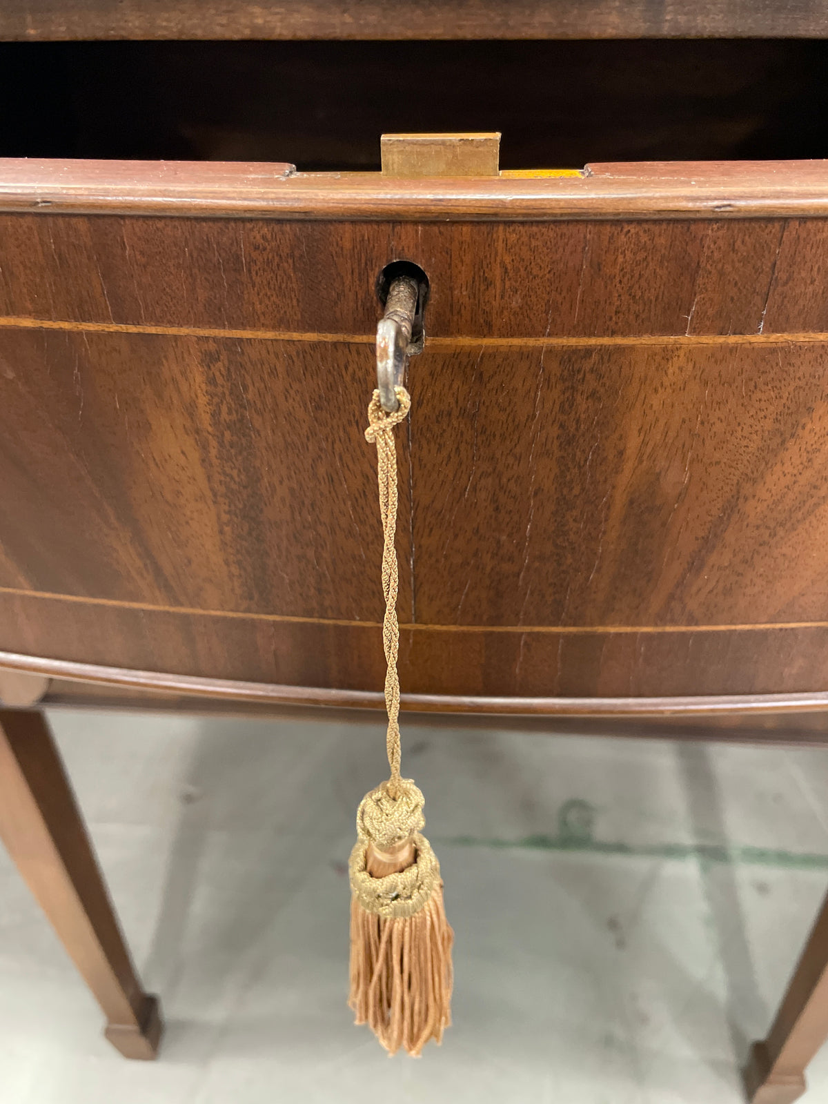 Antique Serpentine  Sideboard
