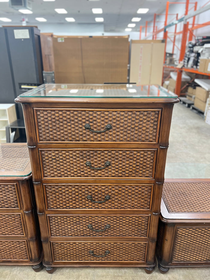 Boho Styled 5-Drawer Tallboy