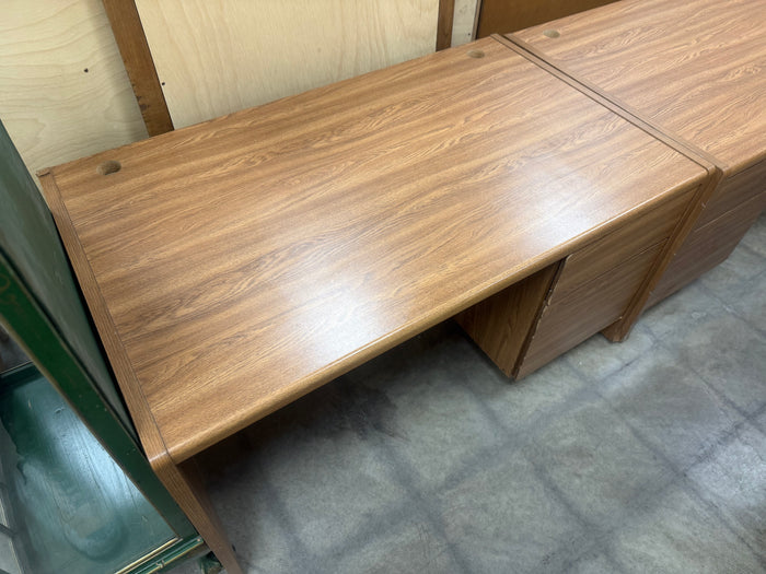Light Wooden Brown Office Desk