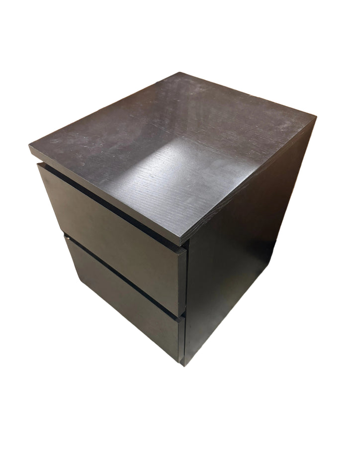 Modern Black Nightstand